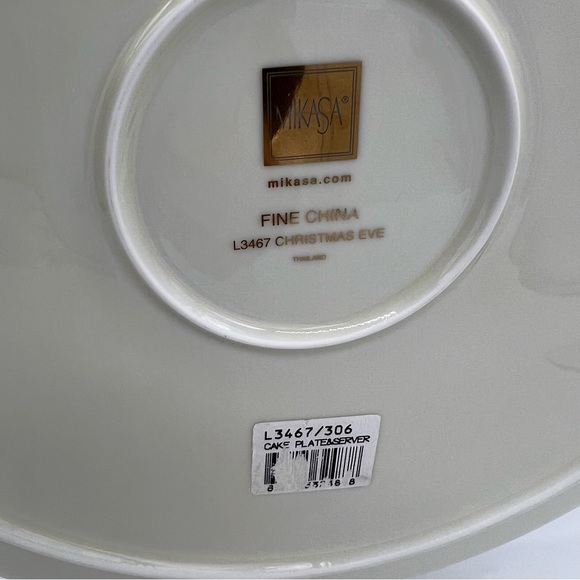 Mikasa Christmas Cake Plate and Server - Picture 11 of 12